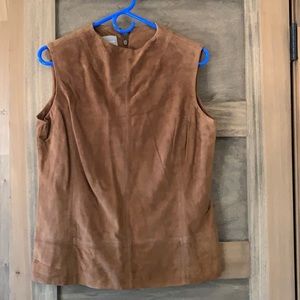 Liz Claiborne Suede Top